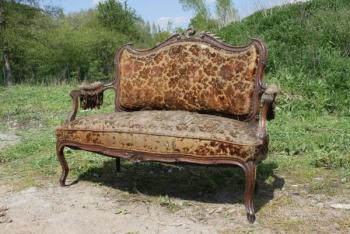 Sofa - Nussholz - 1870